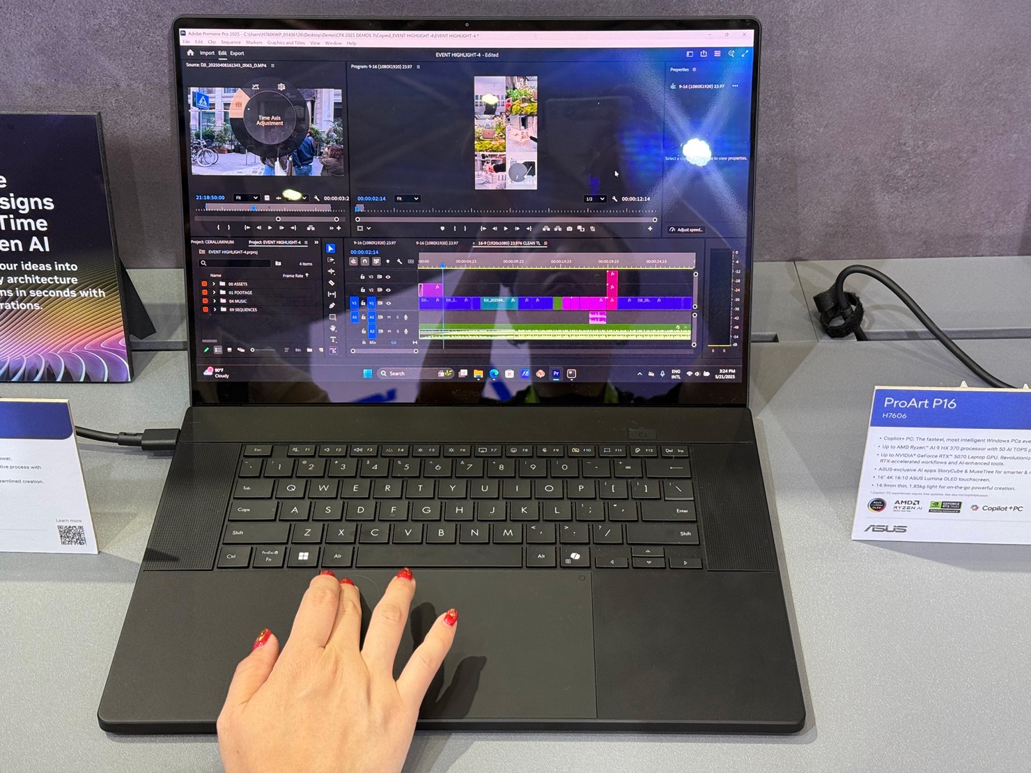 computex-asus-07.jpg ProArt P16 (H7606) 重い動画編集もサクサク動く
