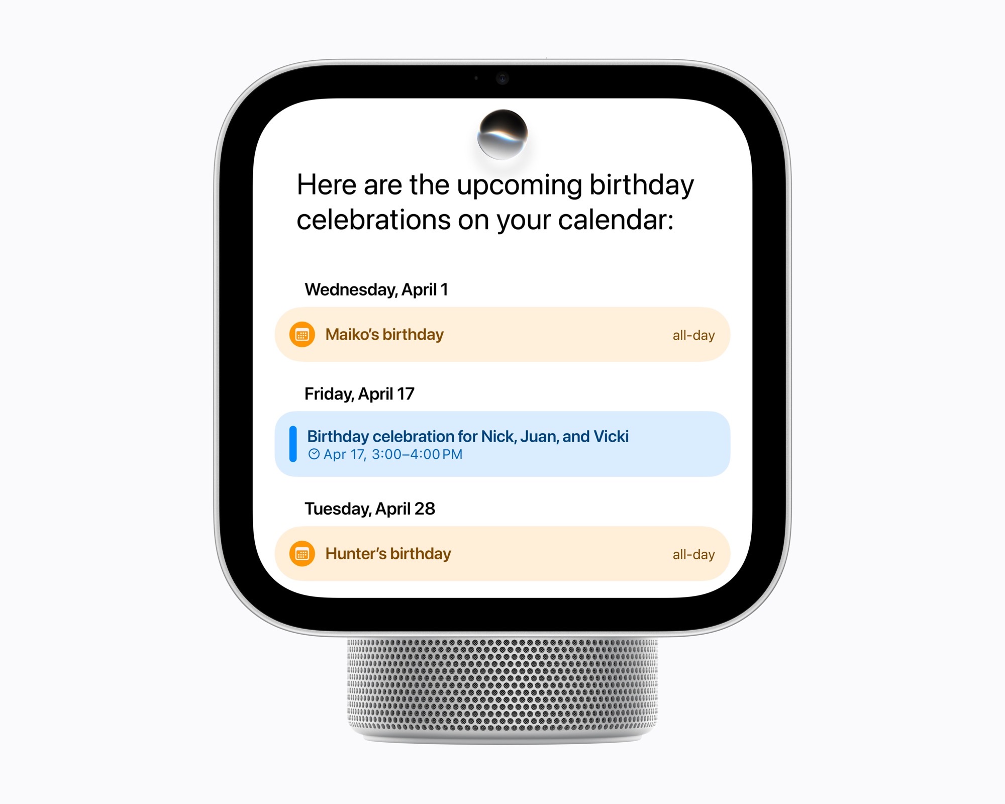 Apple HomeView Apple Intelligence personal context 261013